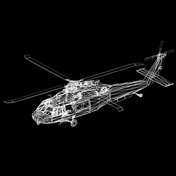 army blackhawks helicopter 3d model - UH60A_BLACKHAWK_ES.ZIP by Electric Shed