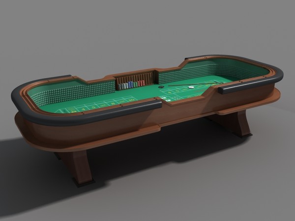 casino table blackjack roulette 3d model - roulette_table(MAX).zip by monkeyodoom