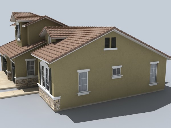house set 10 3d 3ds - house set of 10 by monkeyodoom