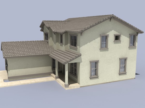 house set 10 3d 3ds - house set of 10 by monkeyodoom