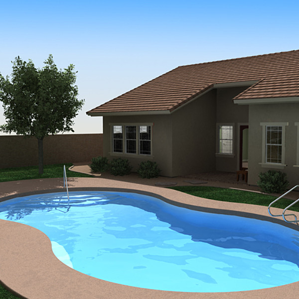 3d house interior exterior model - house interior/exterior by monkeyodoom
