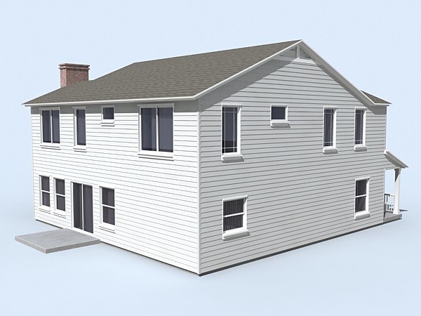 3d house set - house set 2 by monkeyodoom