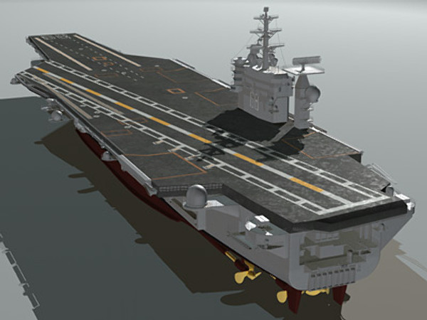 cvn-68 nimitz 3d max - Nimitz & F18E by earth art