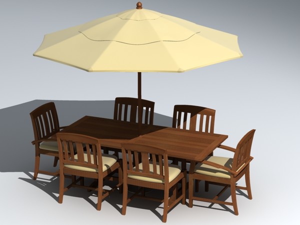 obj patio furniture set - patio_set_1_(max6).zip by monkeyodoom