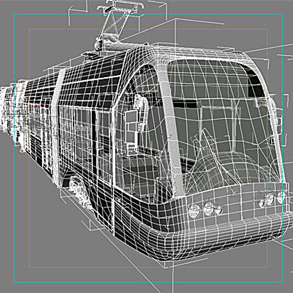 3ds tram passenger - Generic Tram 3ds by QLEE