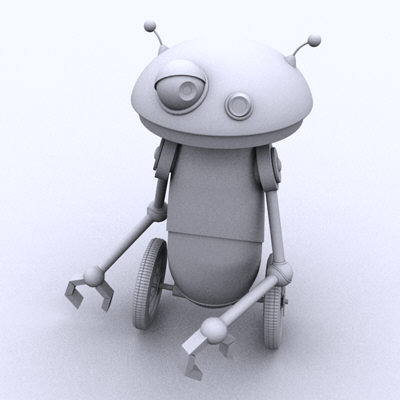 3ds max funny rupert retard - Rupert the Misguided Robot... by little toyshop of uncle nazghul