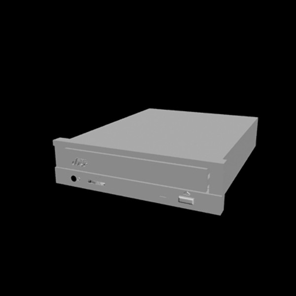 cdrom 3d model - cdrom by mimarburak1