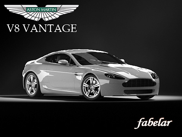 3d aston martin v8 vantage - Aston Martin V8 Vantage by fabelar