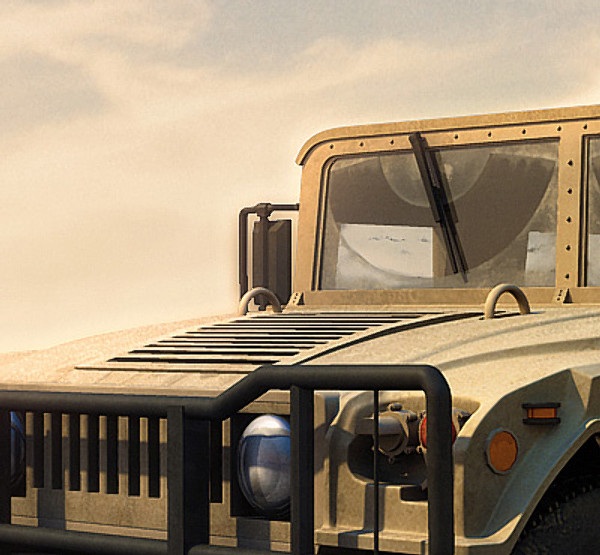 humvee military jeeps 3d max - Humvee Military HMMWV by earth art