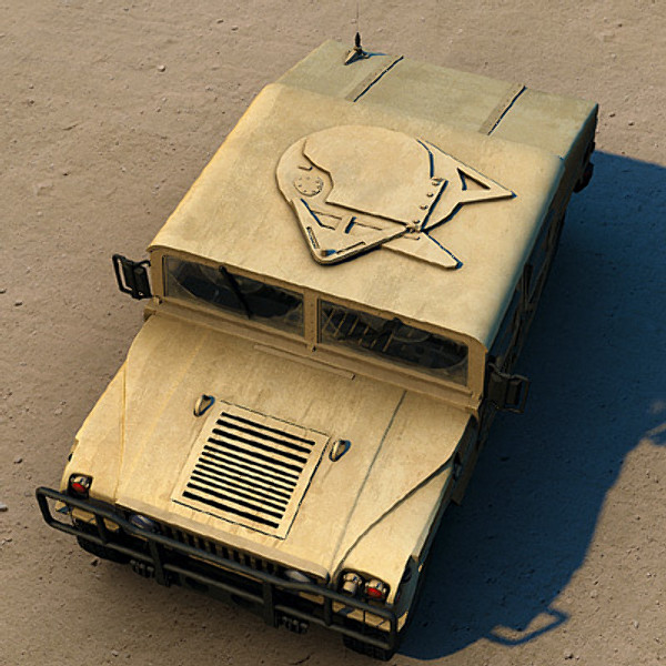 humvee military jeeps 3d max - Humvee Military HMMWV by earth art