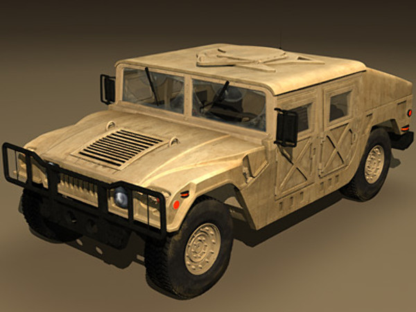 humvee military jeeps 3d max - Humvee Military HMMWV by earth art