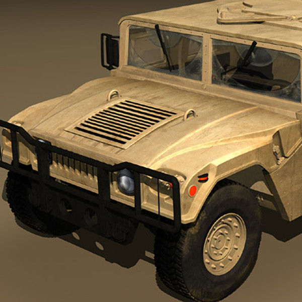 humvee military jeeps 3d max - Humvee Military HMMWV by earth art