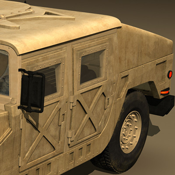 humvee military jeeps 3d max - Humvee Military HMMWV by earth art
