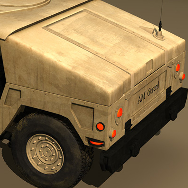humvee military jeeps 3d max - Humvee Military HMMWV by earth art