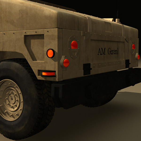 humvee military jeeps 3d max - Humvee Military HMMWV by earth art