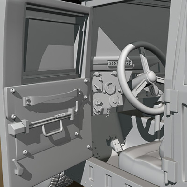humvee military jeeps 3d max - Humvee Military HMMWV by earth art