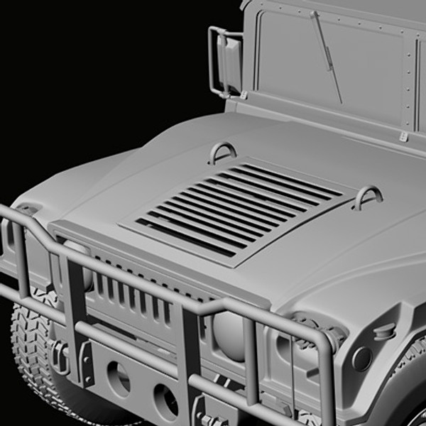 humvee military jeeps 3d max - Humvee Military HMMWV by earth art