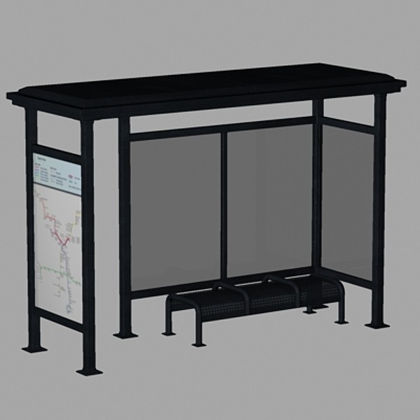 3ds bus stop - Bus Stop by dastolidigital