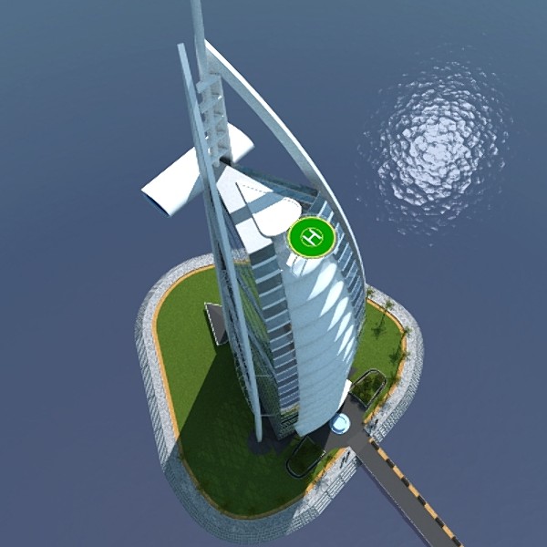 burj arab 3ds - burj arab by thinice