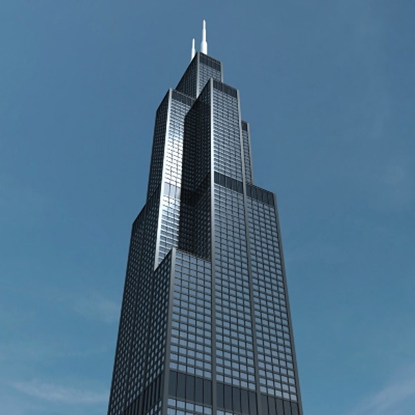 3ds max sears tower - Sears Tower by thinice