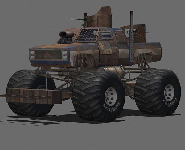 3d post apocalyptic mad - monster truck.rar by EarlEstes