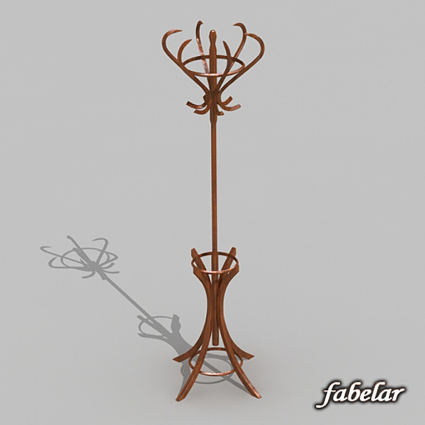 3d model coat rack - Hanger by fabelar