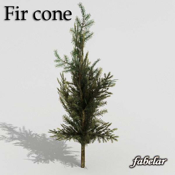 3d fir tree model - Fir by fabelar