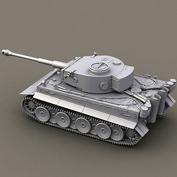 3dsmax german tank tiger - WWII german tank - tiger... by Sunnncho