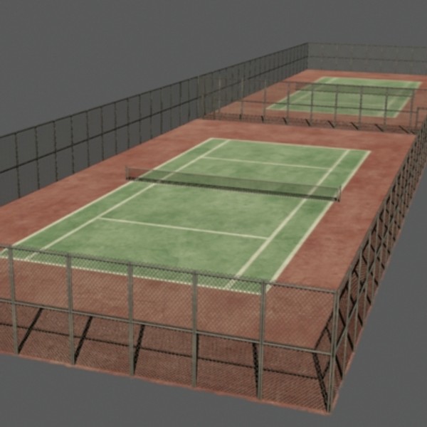 3d tennis courts - Tennis Court by dastolidigital