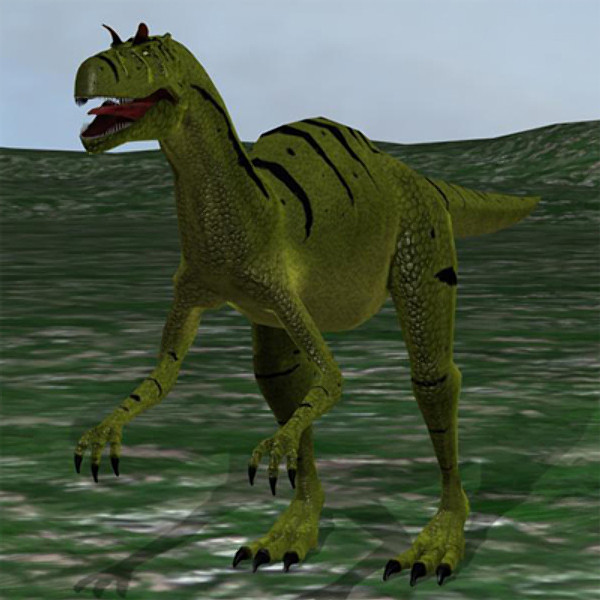 maya allosaurus ground sky - Allosaurus.mb by EMB3D