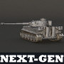 next-gen german tank modeled 3d model
