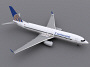 3d aircraft continental model
