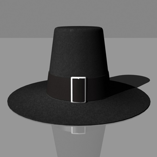 3ds puritan hat - Puritan Hat by mostlysquare