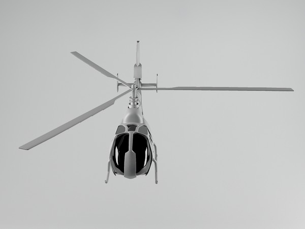 dolphin helicopter 3d model - Dolphin helicopter by dentonvanzan