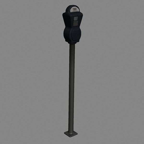 parking meter 3d model - Parking Meter by dastolidigital