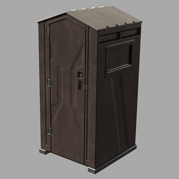 portable bathroom 3ds - Portable Bathroom by dastolidigital