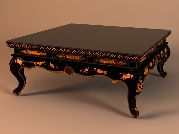 china table 3d model - China_Table.zip by kupfer