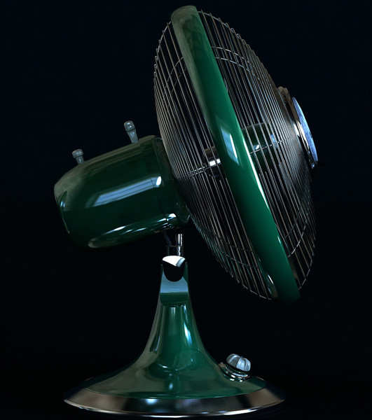 3d max fan hunter portable - Portable Fan by 