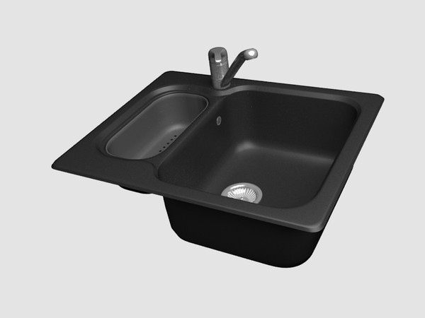 3ds blanco sink kitchen - sink.blend by Marta_S