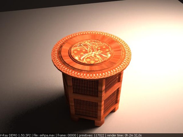 end table 3d max - end table.rar by donkiman