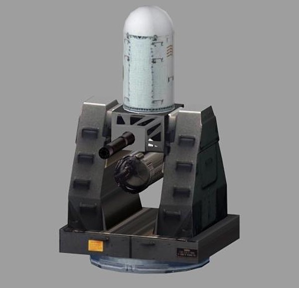 weapon systems 3ds - MK 15 Phalanx Close-In Weapons System (CIWS) by Xacta