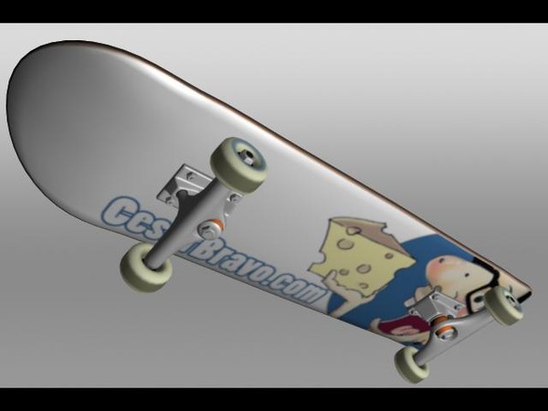 rigged skateboard ma - CB_Skateboard.rar by shockwaive
