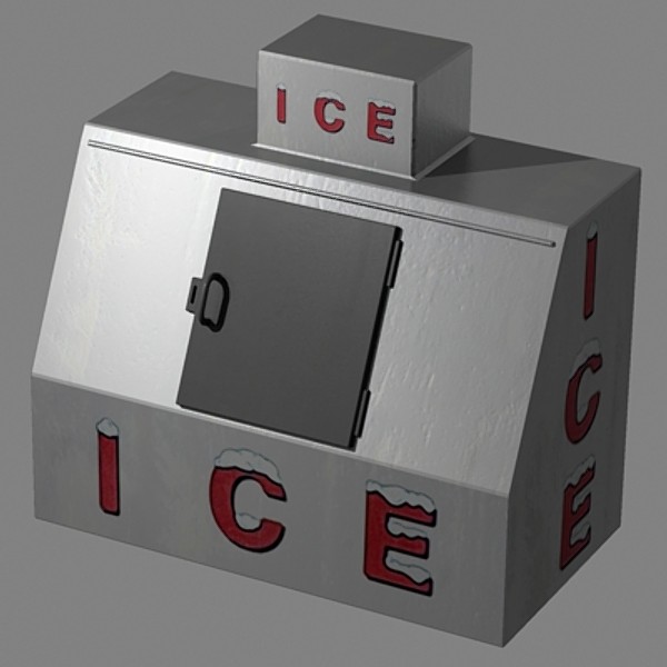 3d model ice machine - Ice Machine by dastolidigital