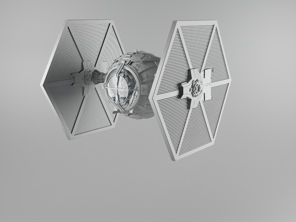 3d tie fighter - Tie Fighter by dentonvanzan