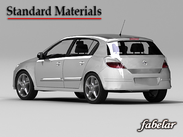 3d opel astra materials - Opel Astra STD materials by fabelar