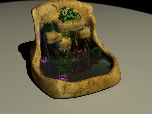 waterfall 3d max - waterfall.rar by donkiman
