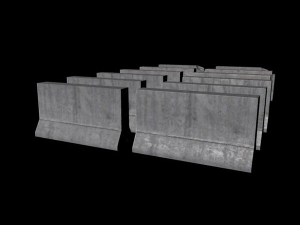 free ma model concrete highway pack - Concrete Highway Devider pack.zip by rrh_321