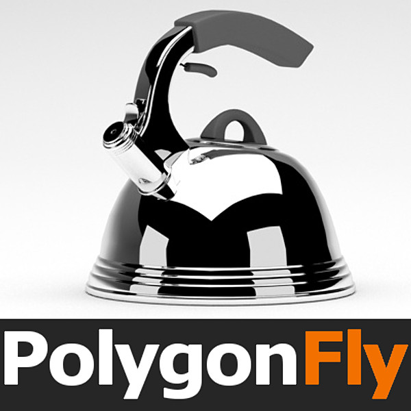 teapot 01 3d 3ds - Teapot_01 by PolygonFly