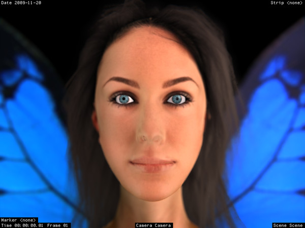 free female bump spec 3d model - female... by japrogramer