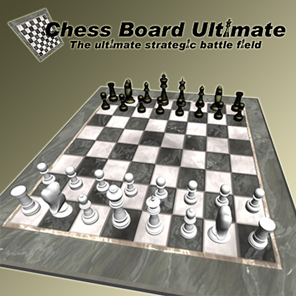 chess board 3d max - Chess Board Ultimate by utanmaz